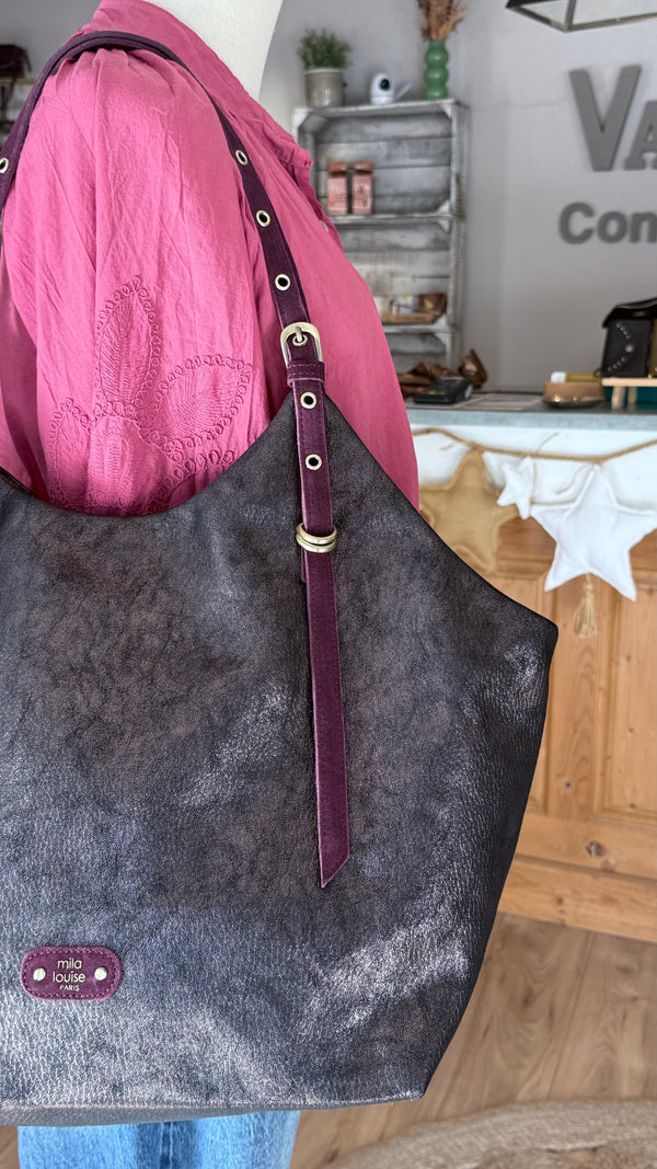MILA LOUISE - Cabas MALYA - Bordeaux