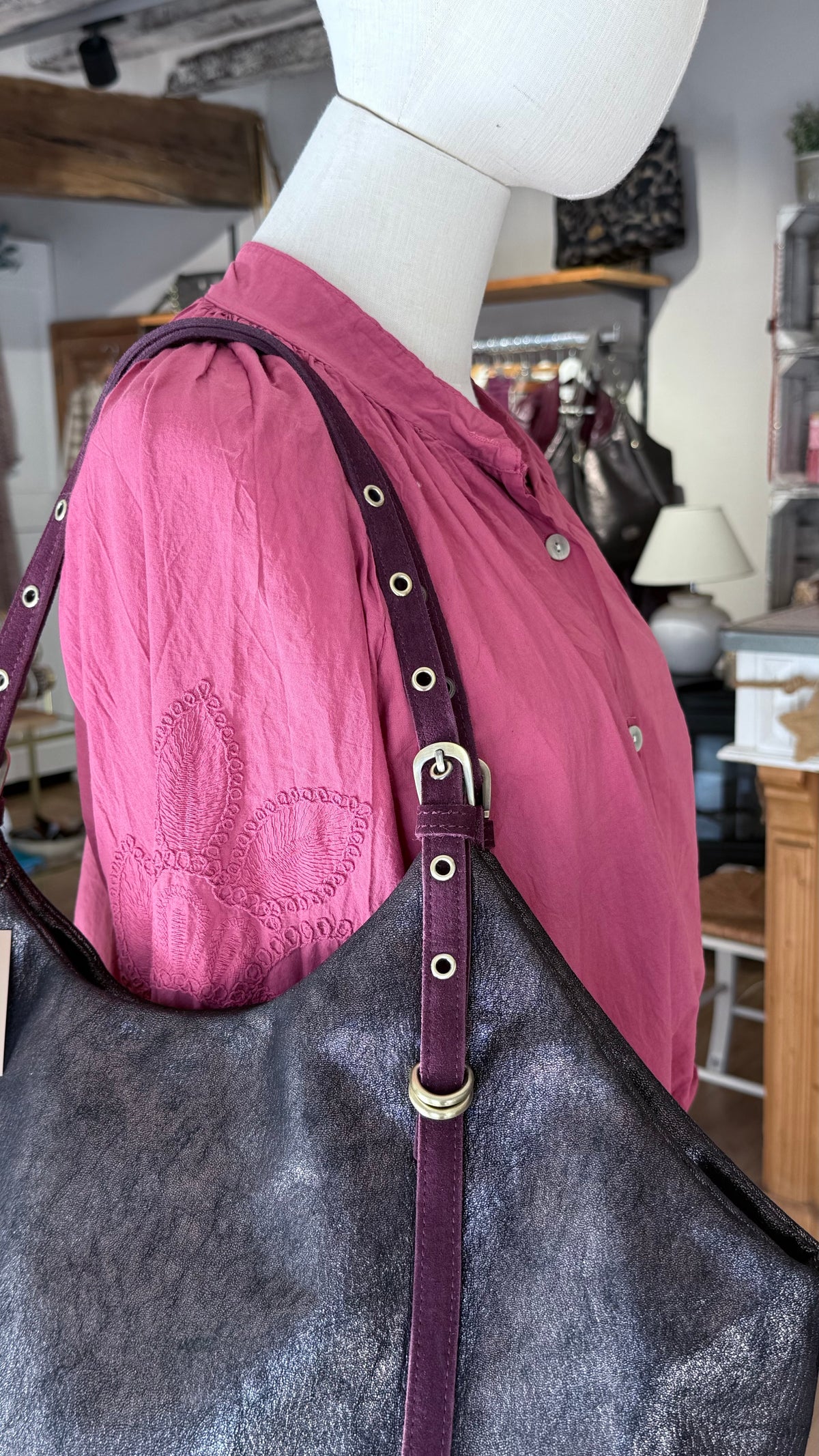 MILA LOUISE - Cabas MALYA - Bordeaux