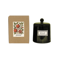 bougie avec cloche en verre senteur grenade opjet vanille concept store loir et cher contres