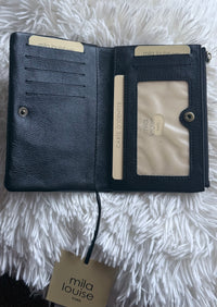 porte feuille sac mila louise cuir grainé cuir lisse vanille concept store contres boutique prêt à porter femme loir et cher
