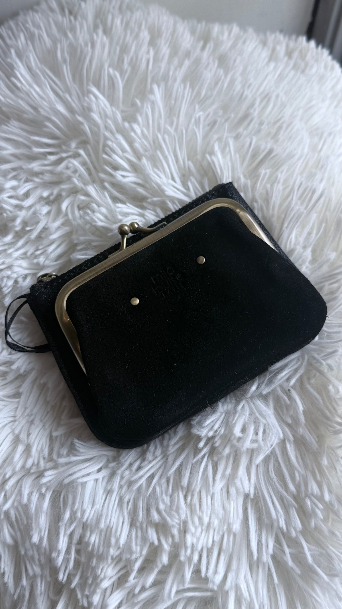 porte monnaie mila louise camel maroquinerie porte monnaie en velours côtelé mila louise vanille concept store contres prêt à porter féminin loir et cher