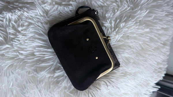 porte monnaie mila louise camel maroquinerie porte monnaie en velours côtelé mila louise vanille concept store contres prêt à porter féminin loir et cher