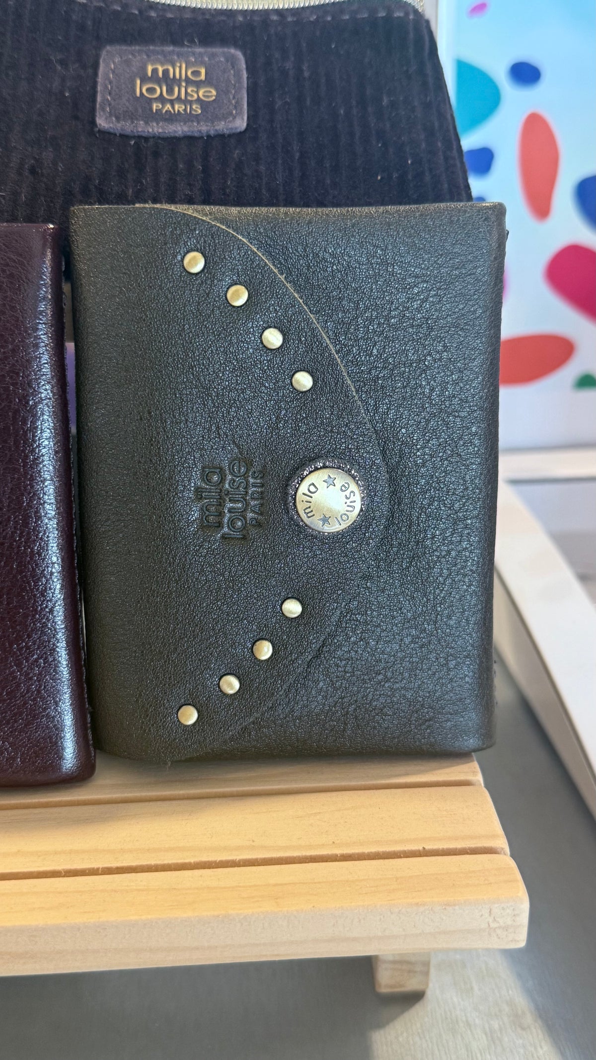 porte monnaie en cuir mila louise vanille concept store contres prêt à porter feminin loir et cher marque mila louise maroquinerie 