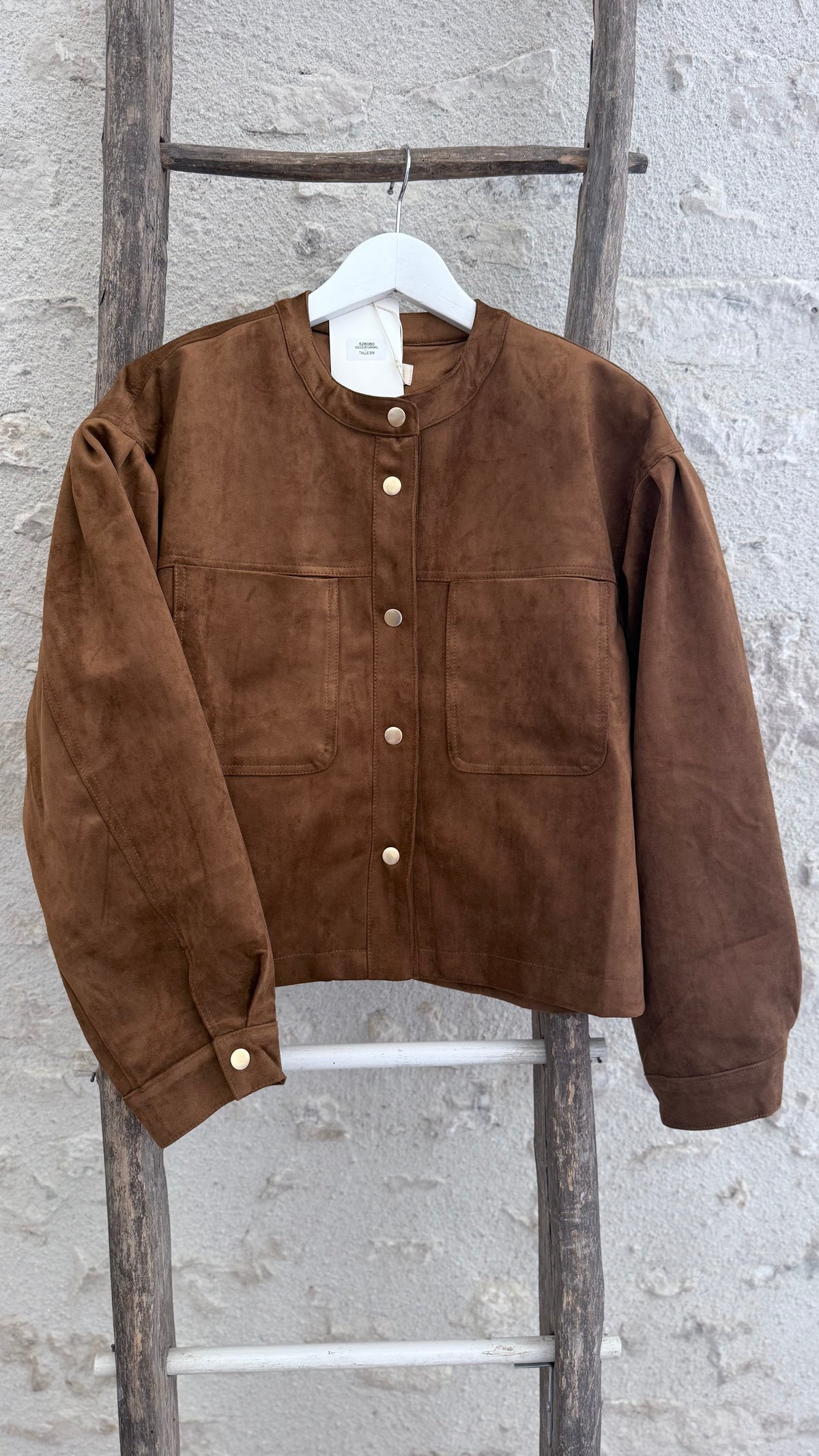 veste suedine camel bomber camel daim vanille concept store contres shop prêt à porter femme loir et cher